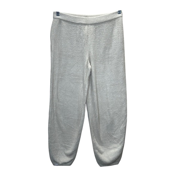 Barefoot Dreams NWT CozyChic Lite CCL Barrel Leg Pants Stone SZ S Casual Boho - Picture 2 of 8